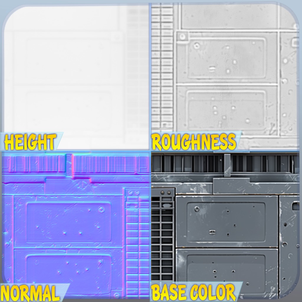 Sci-FI Seamless Texture Texture_1