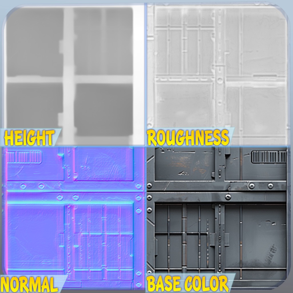 Sci-FI Seamless Texture Texture_1