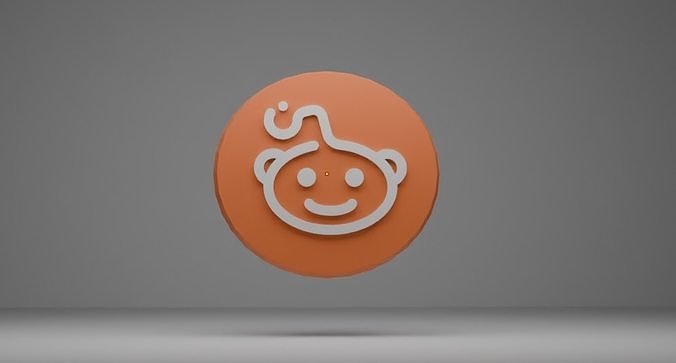 REDDIT ICON 3D model