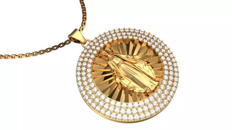pendant bunda maria 3D print model