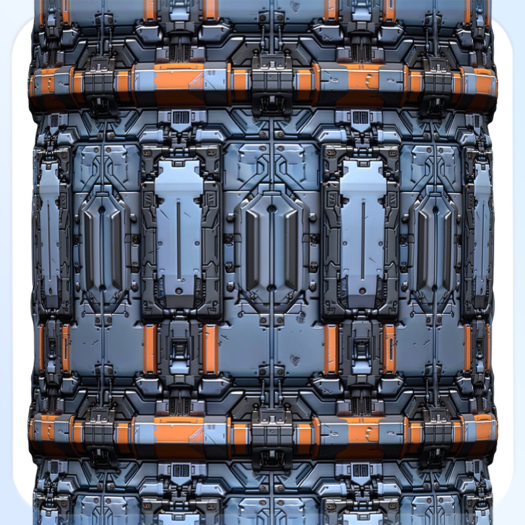 Sci-FI Seamless Texture Texture_3