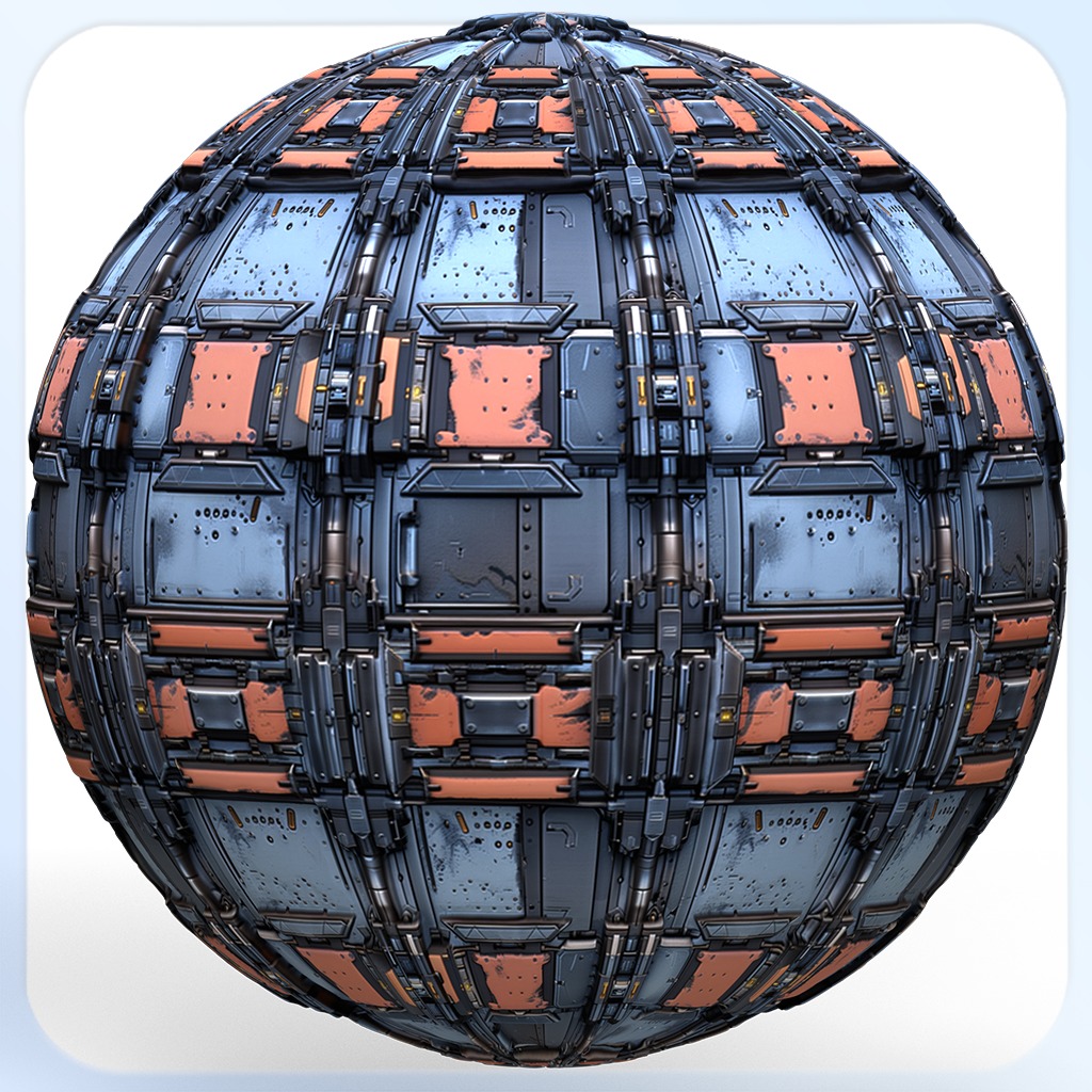  Sci-FI Seamless Texture Texture_2