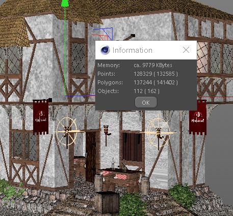 Medieval Tabern 3D model_11