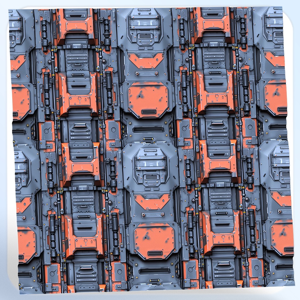 Sci-FI Seamless Texture Texture_4