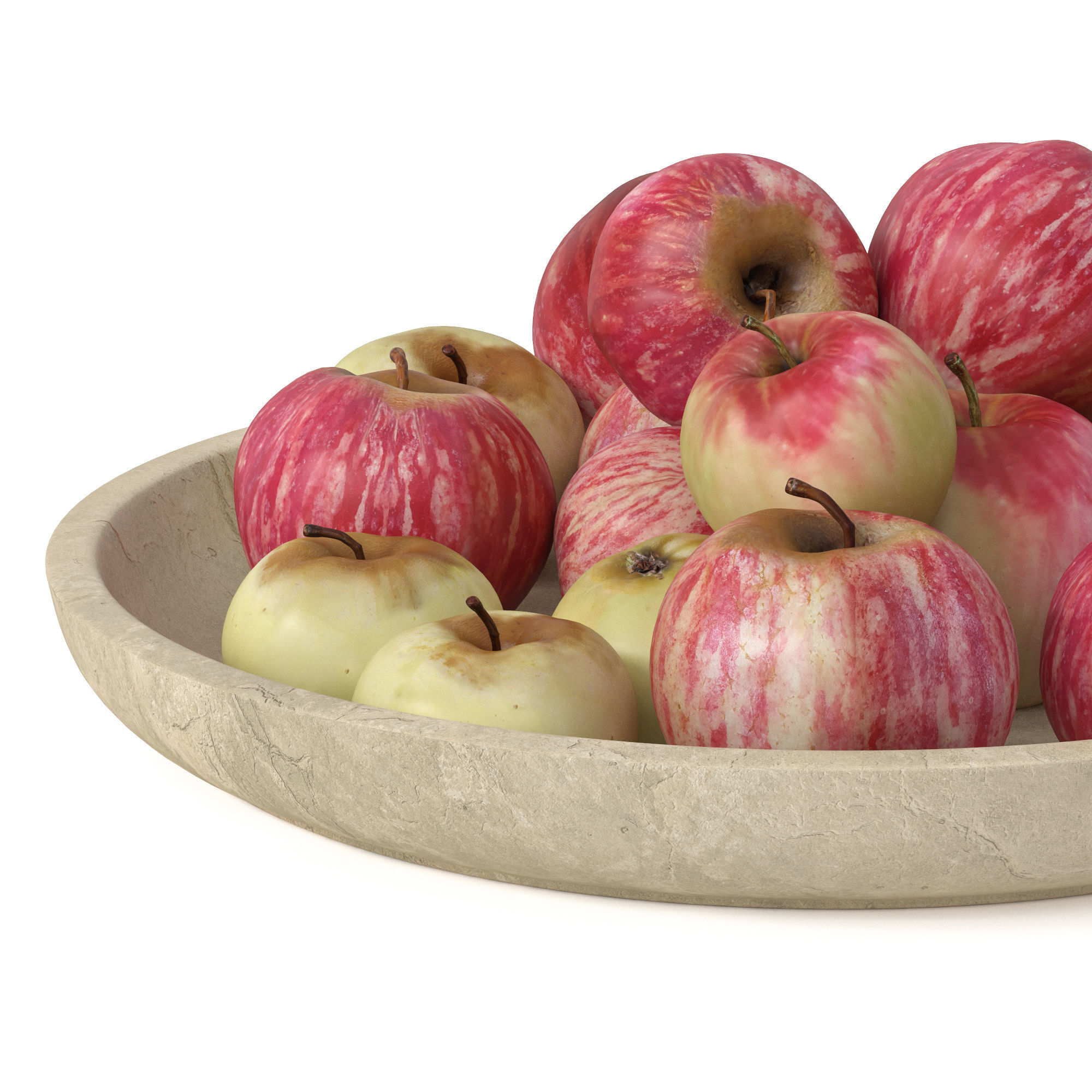 Decorative set of fruits 3D model_5