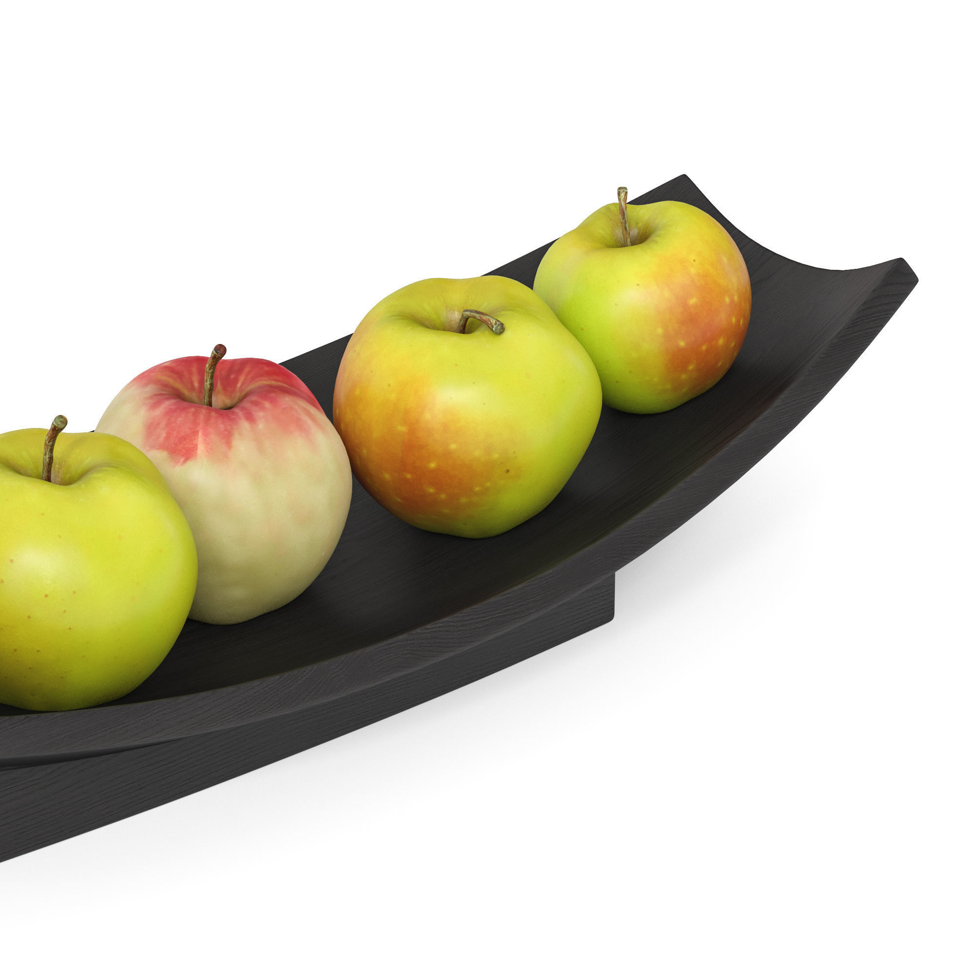 Decorative set of fruits 3D model_4