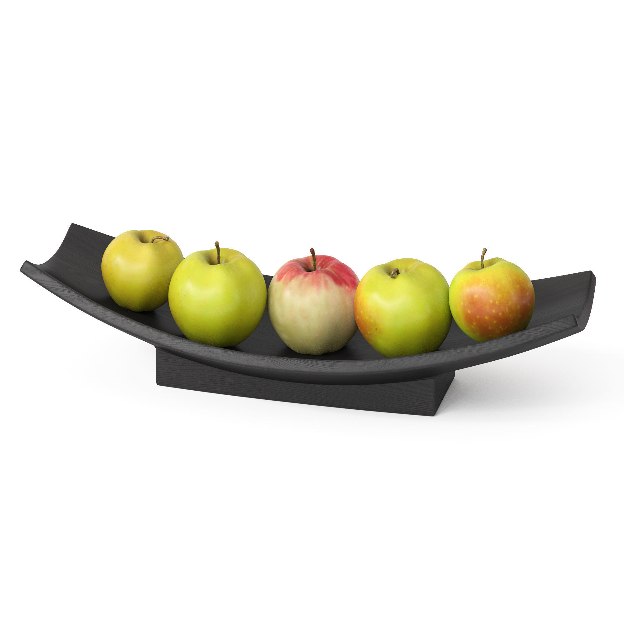 Decorative set of fruits 3D model_3