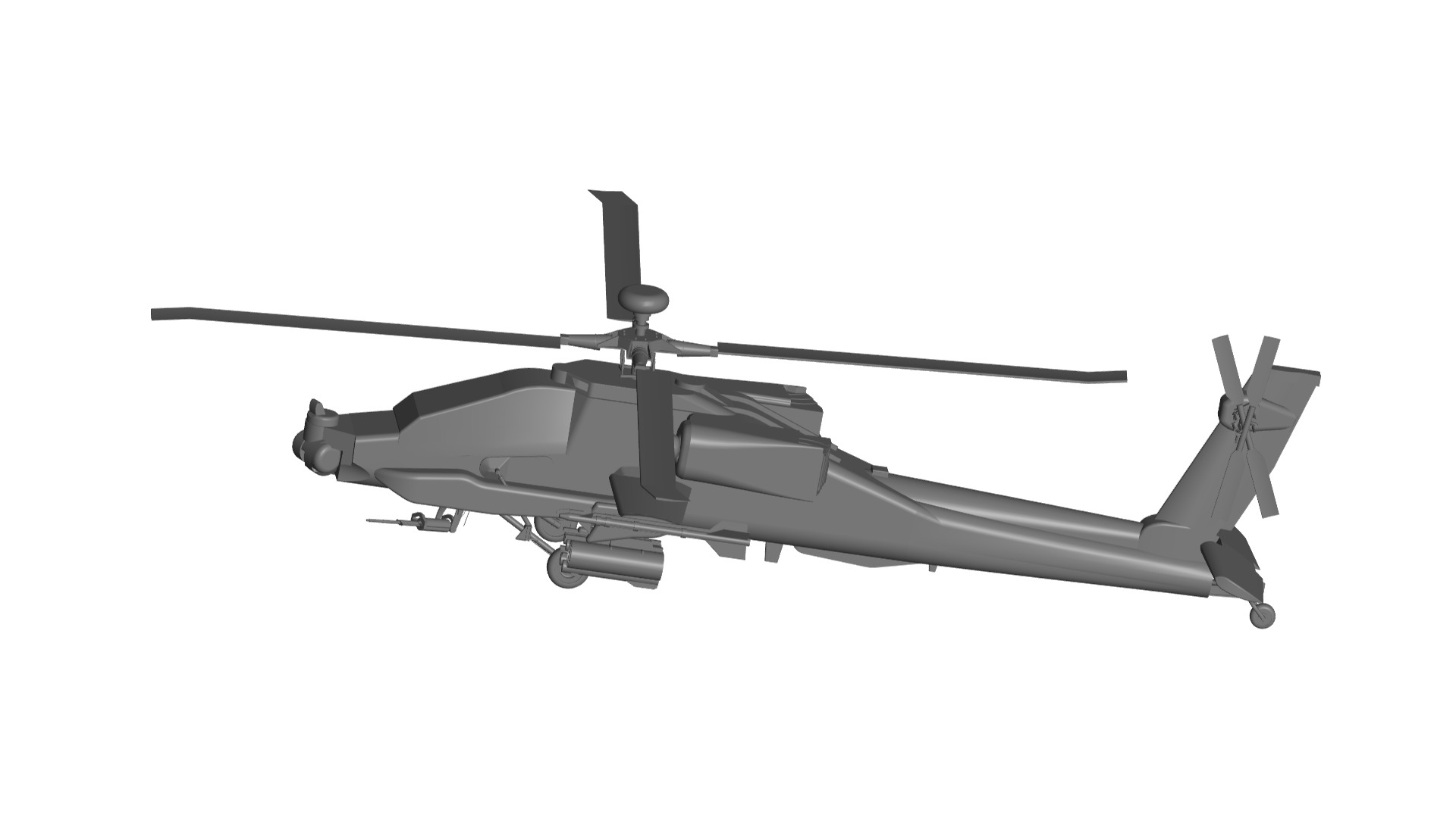 Boeing AH-64 Apache 3D model_1