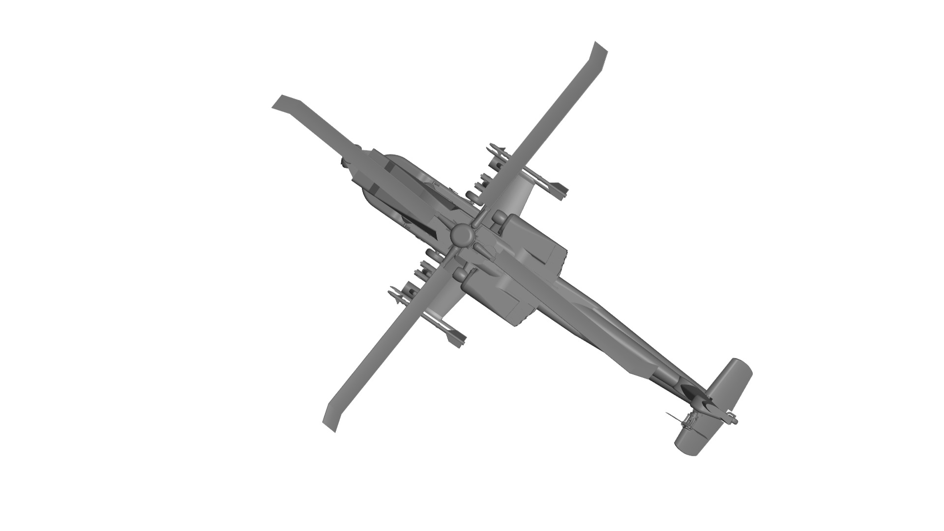Boeing AH-64 Apache 3D model_2