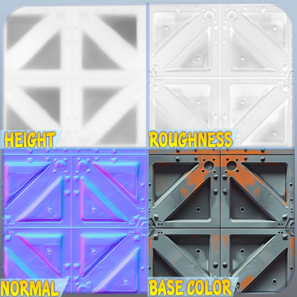 Sci-FI Seamless Texture Texture_1