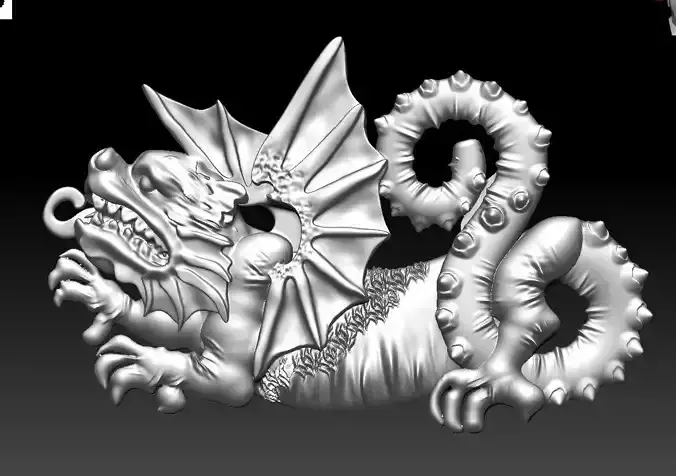 HERALDIC dragon 