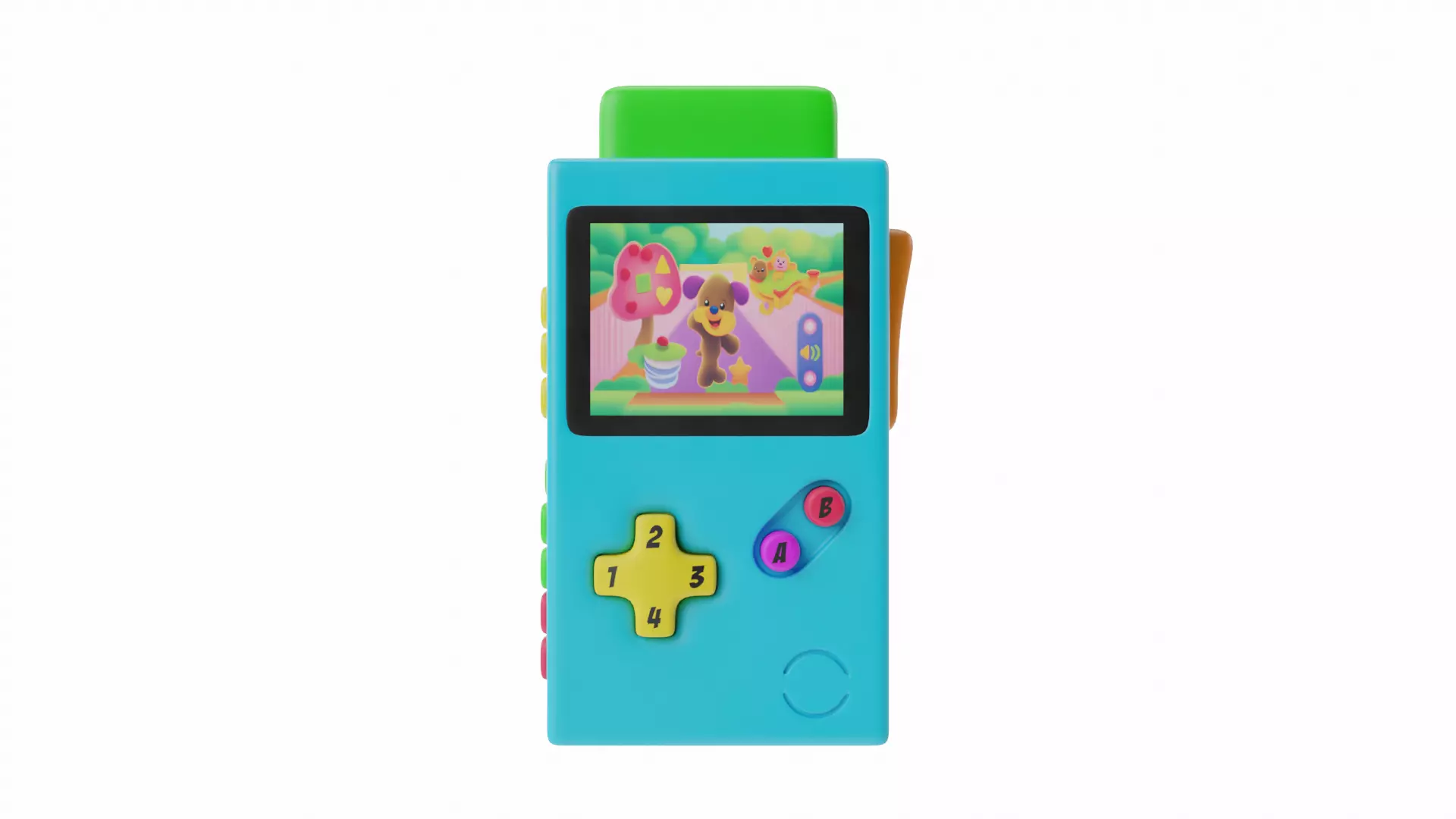 Little Gamer Toy 3D model_0