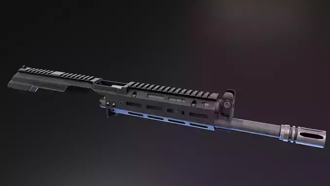 SAG AK MK3 Chassis Low-poly 3D model
