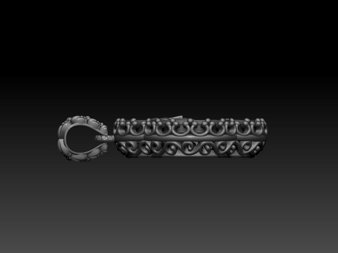 Santa Irene Chrysovalantou pendant 3D print model 3D print model_5