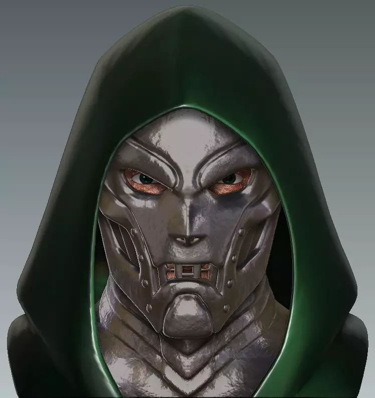 Doctor Doom Headsculpt Legends Mezco 3D print model