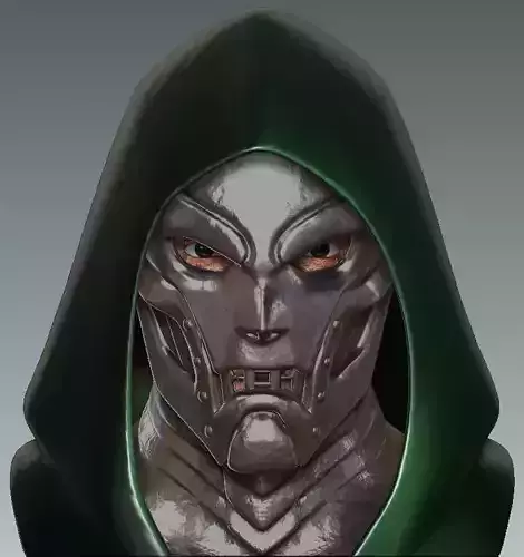 Doctor Doom Headsculpt Legends Mezco 
