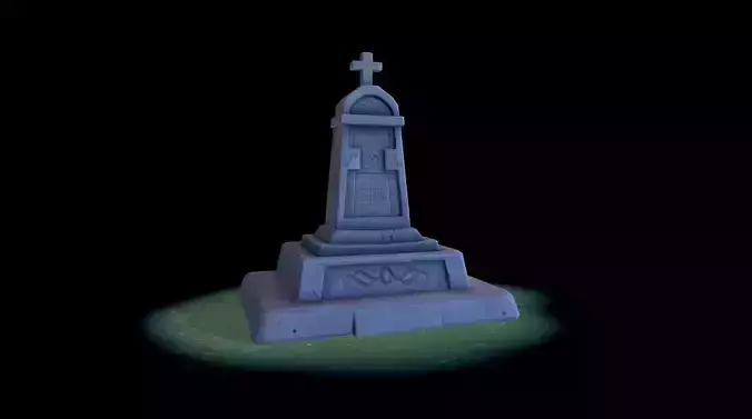 Stylized Gravestone