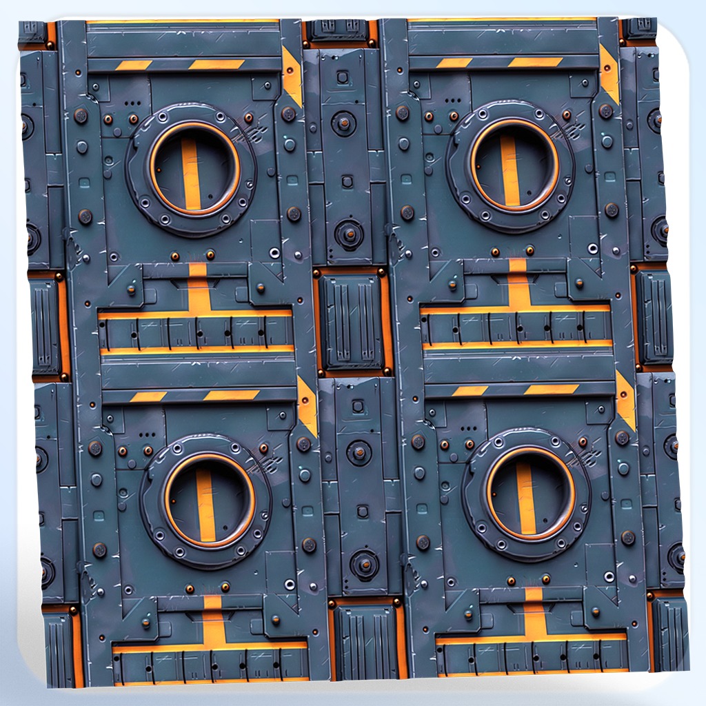 Sci-FI Seamless Texture Texture_4