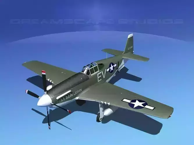 North American P-51B Mustang V12