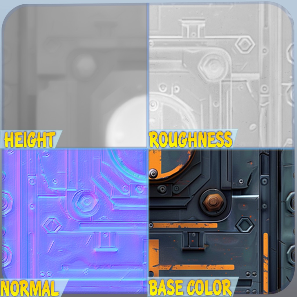 Sci-FI Seamless Texture Texture_1