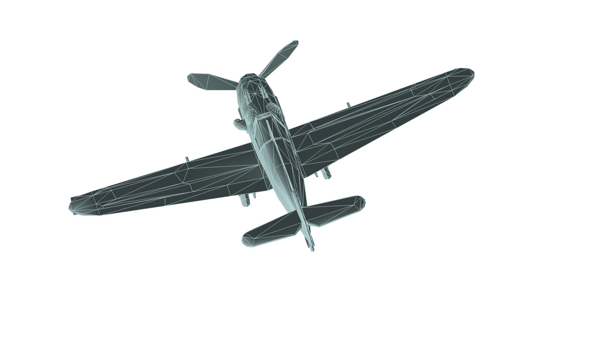 Messerschmitt Bf 109 3D model_4