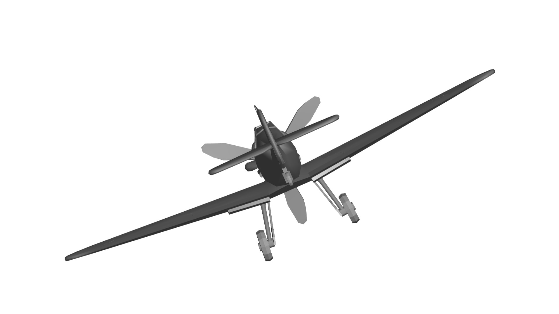 Messerschmitt Bf 109 3D model_2