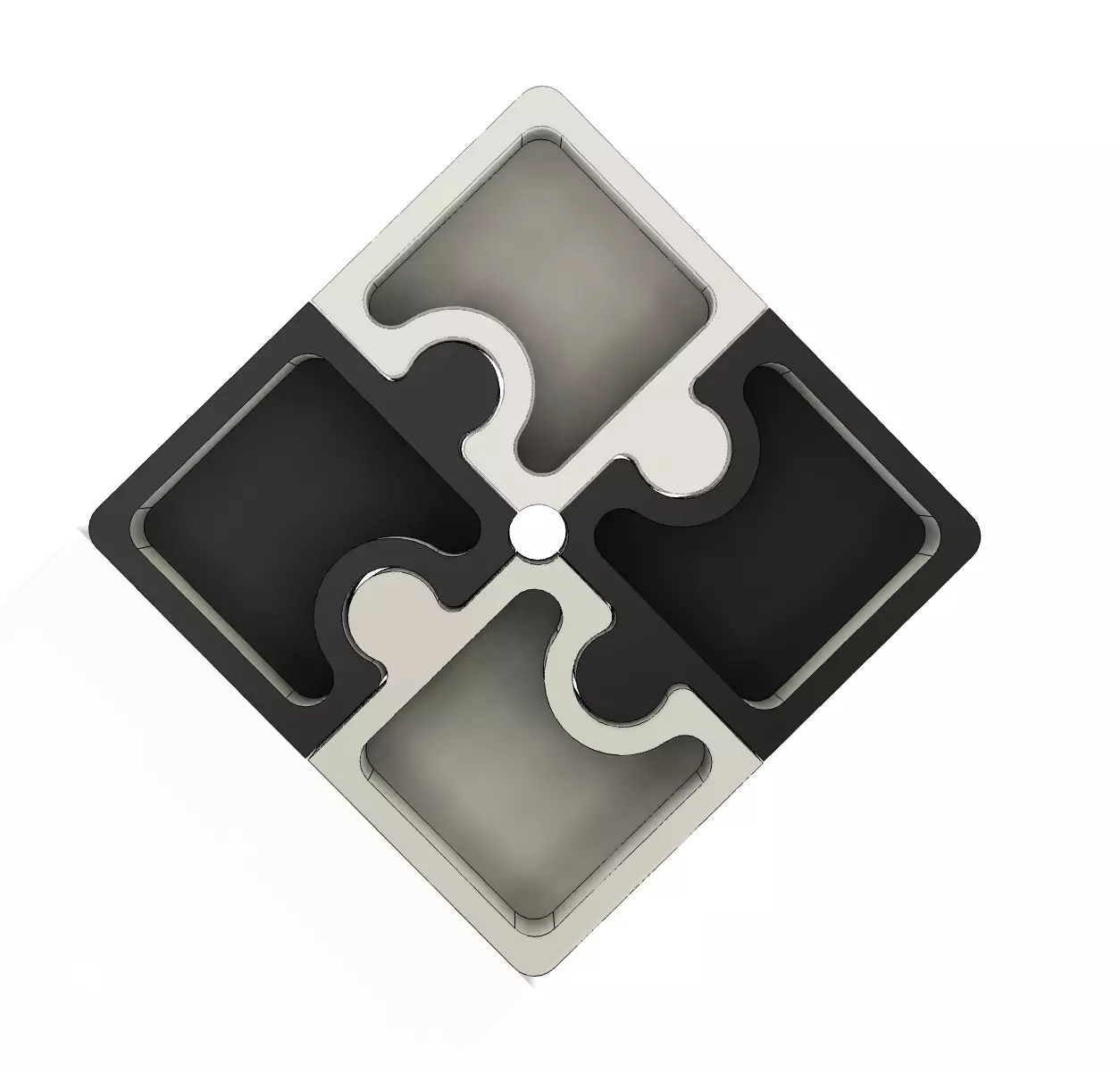 Puzzle Apero cup - Puzzle appetizer cup 3D print model_0