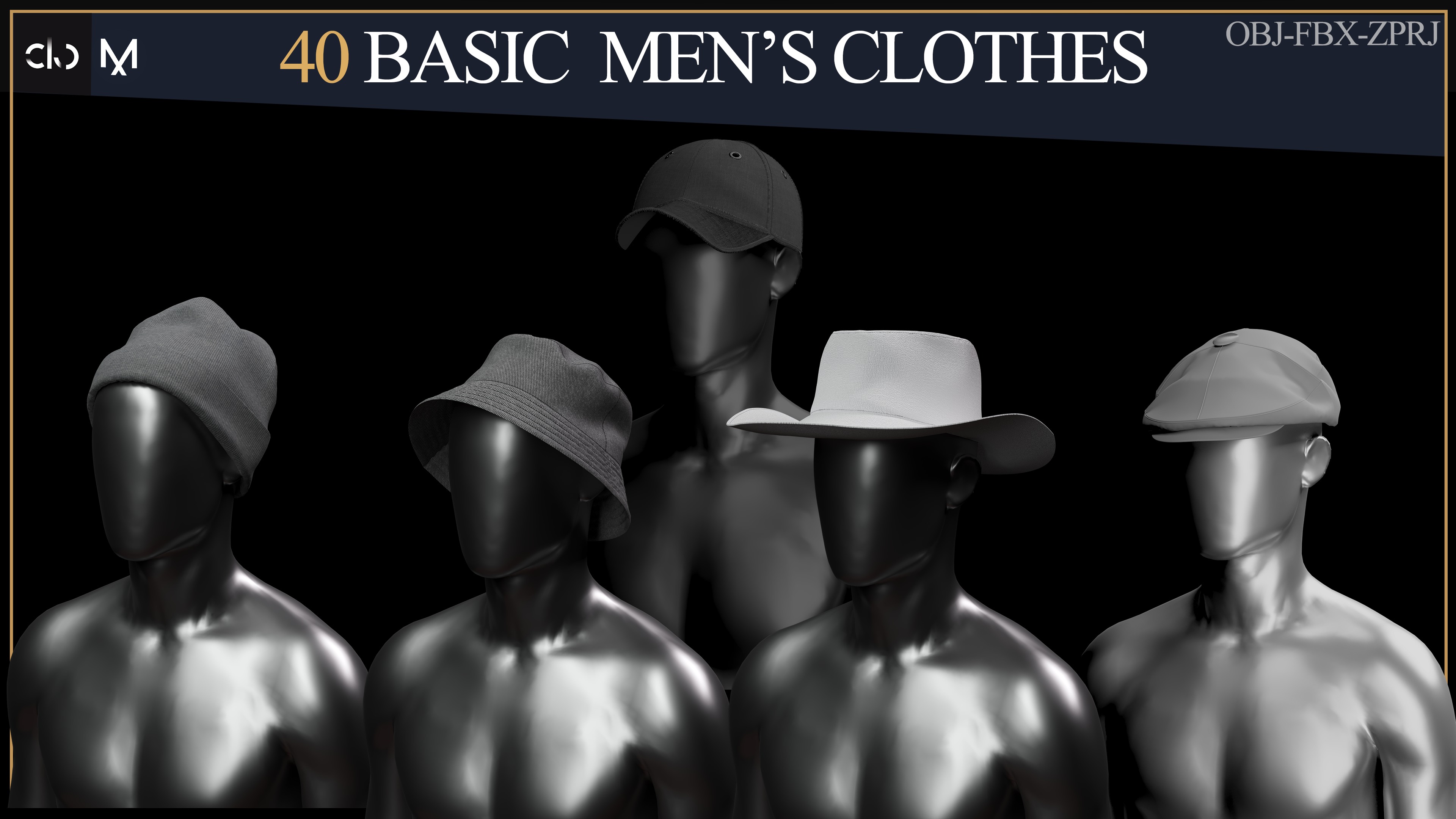 40 Men Clothes-MEGA PACK 3D print model_5