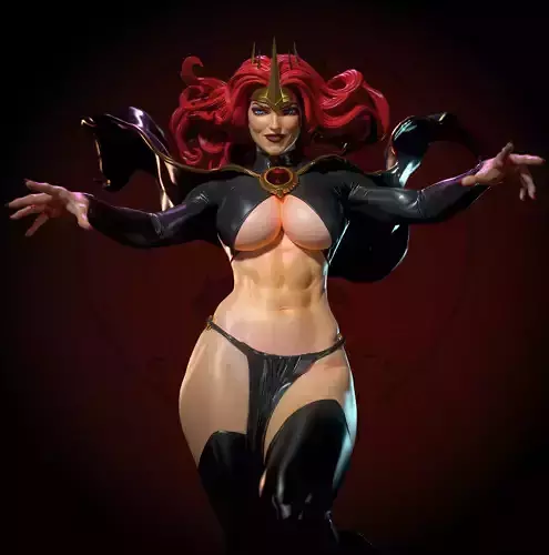 Madelyne Pryor with NSFW 3D print model