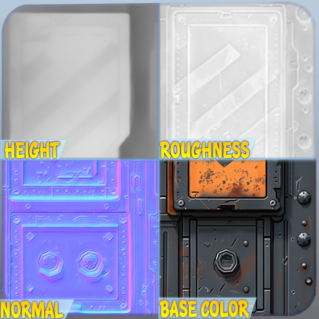 Sci-FI Seamless Texture Texture_1