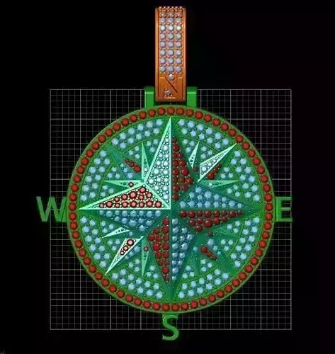 64 Star of David STAR CHAIN LOCK