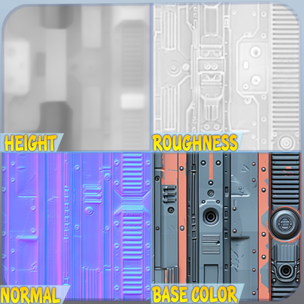 Sci-FI Seamless Texture Texture_1