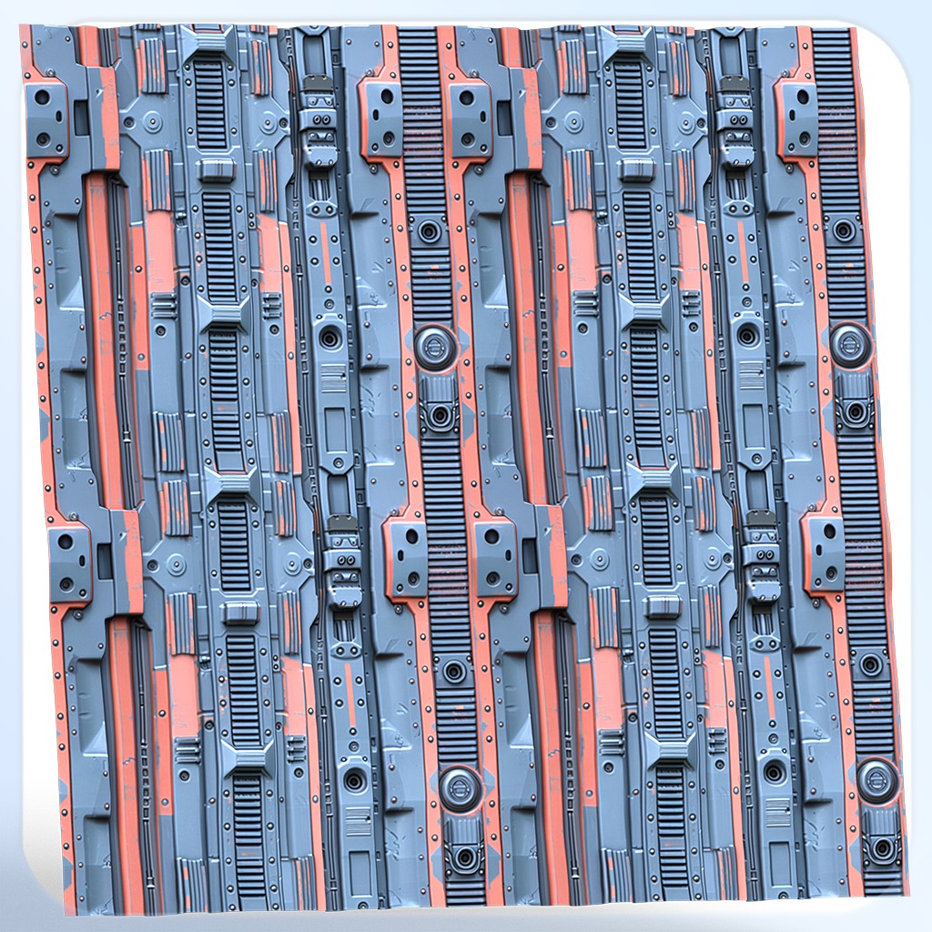 Sci-FI Seamless Texture Texture_4