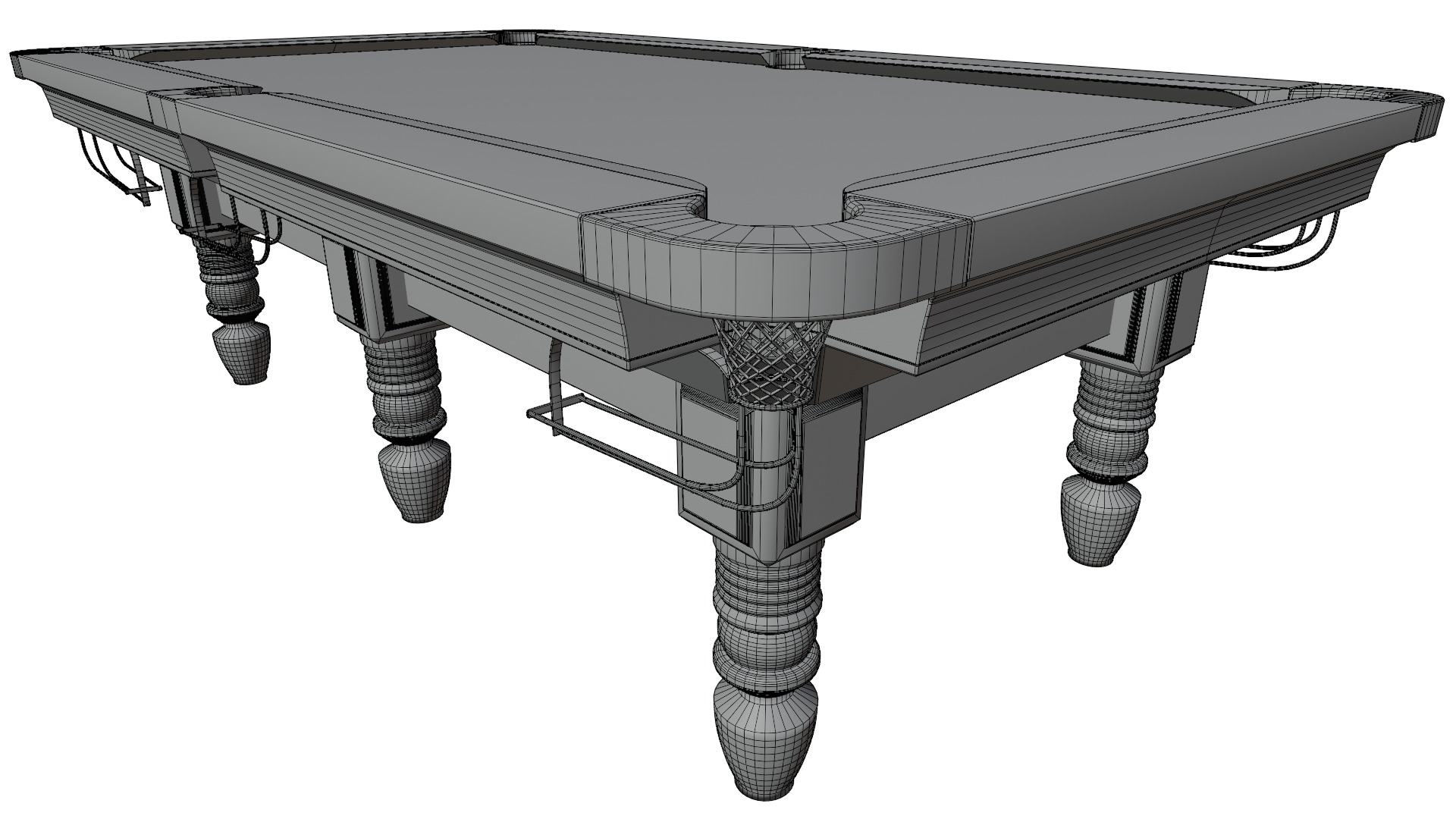 Pool Table 3D model_15