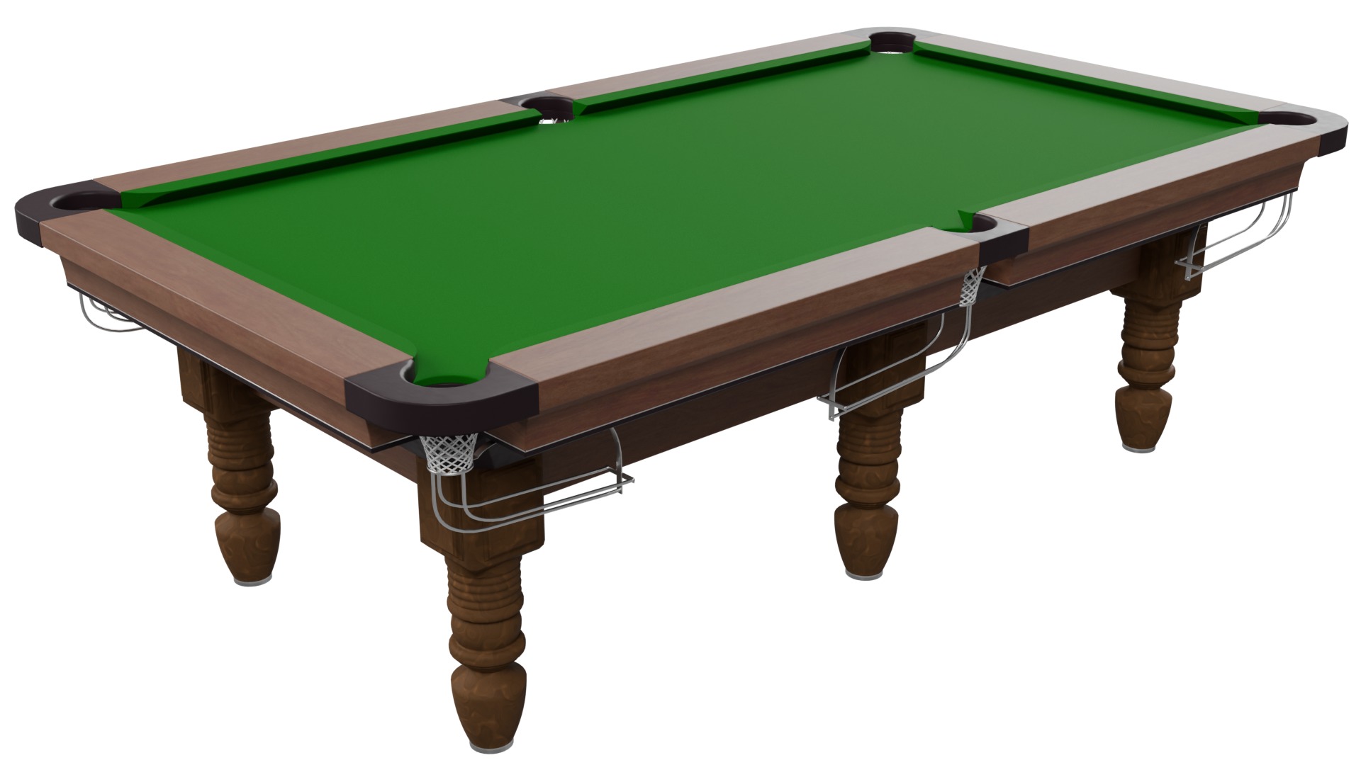 Pool Table 3D model_4