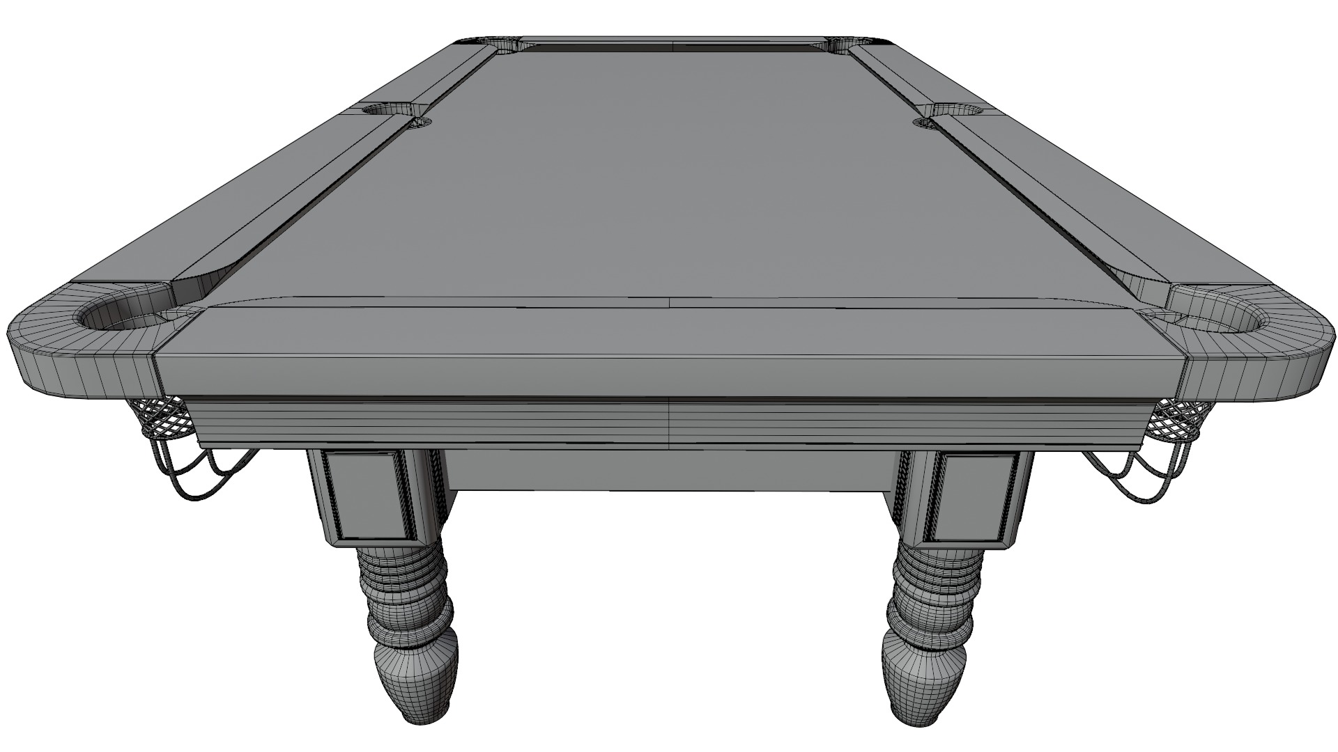 Pool Table 3D model_16