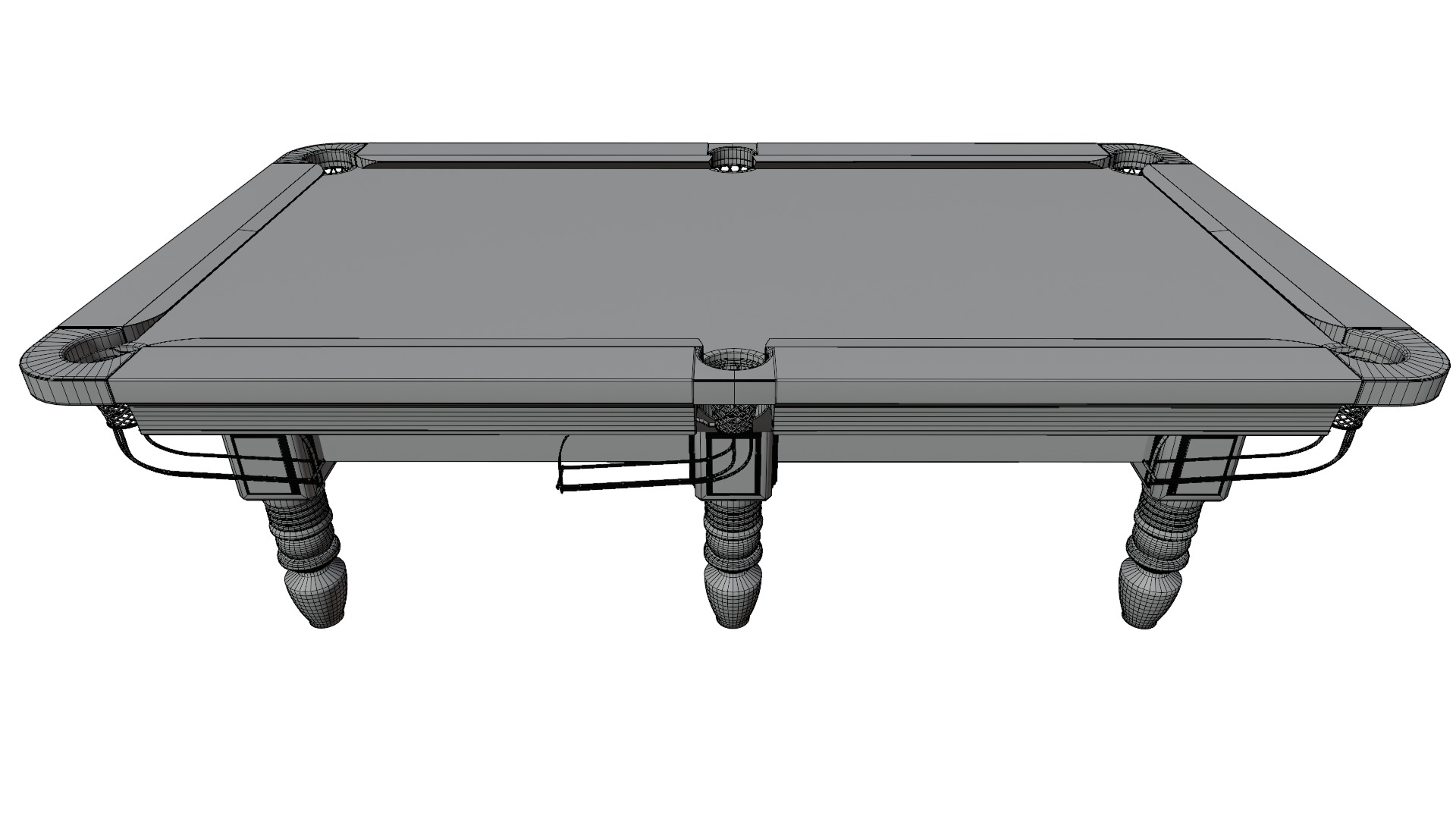 Pool Table 3D model_14