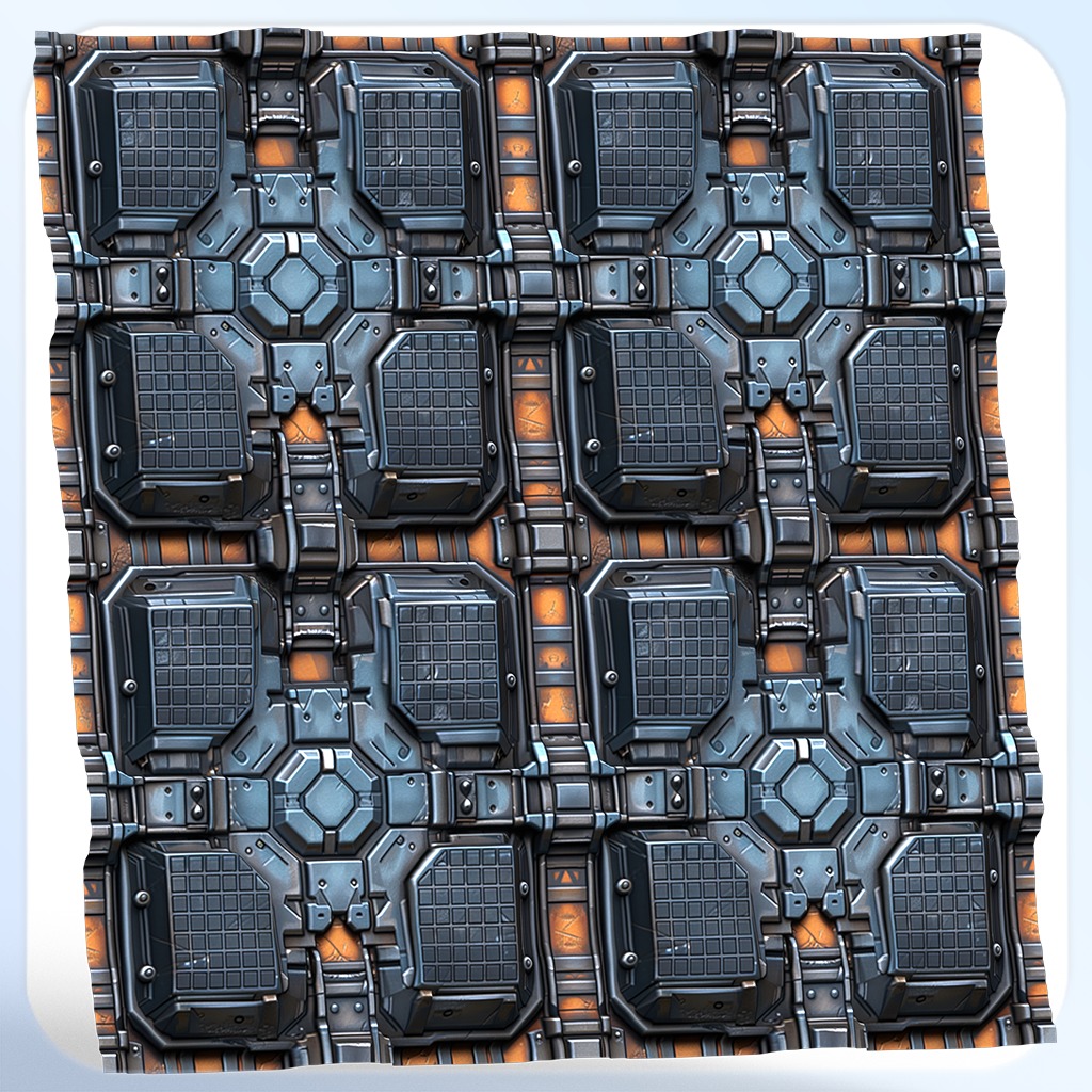 Sci-FI Seamless Texture Texture_4