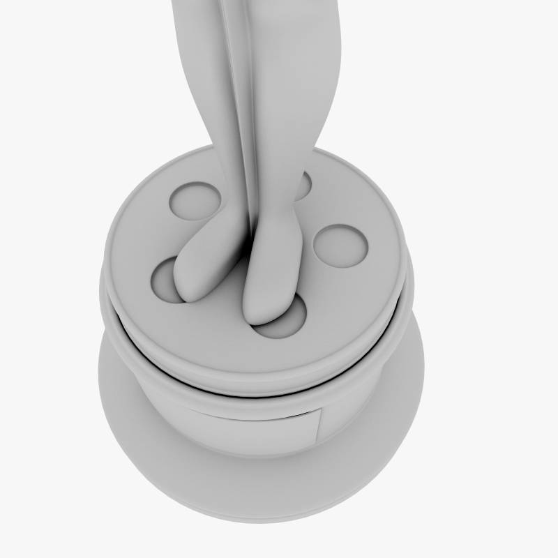 Oscar Award 3D model_13
