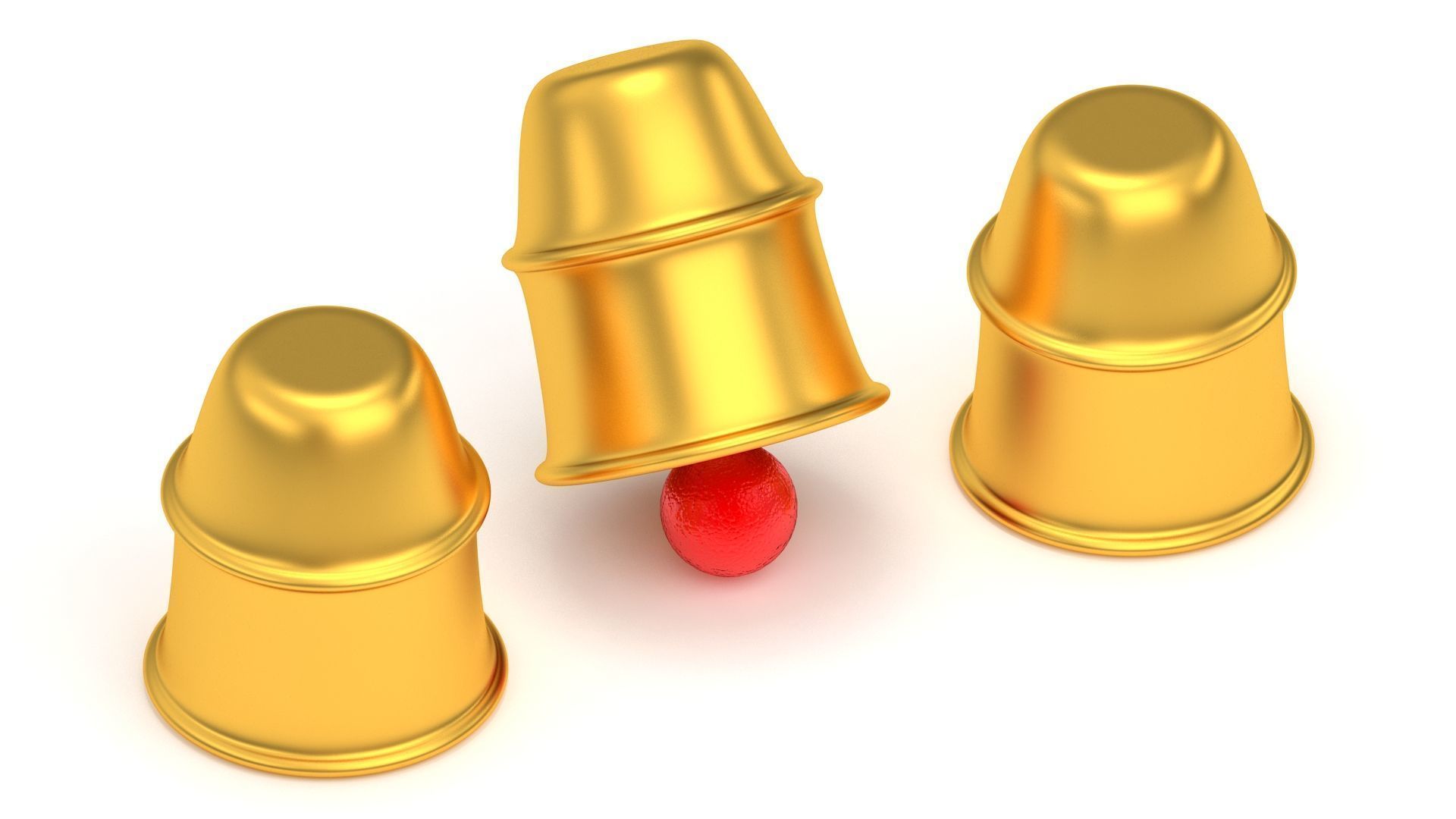 Ball Guessing Game Collection 3D model_3