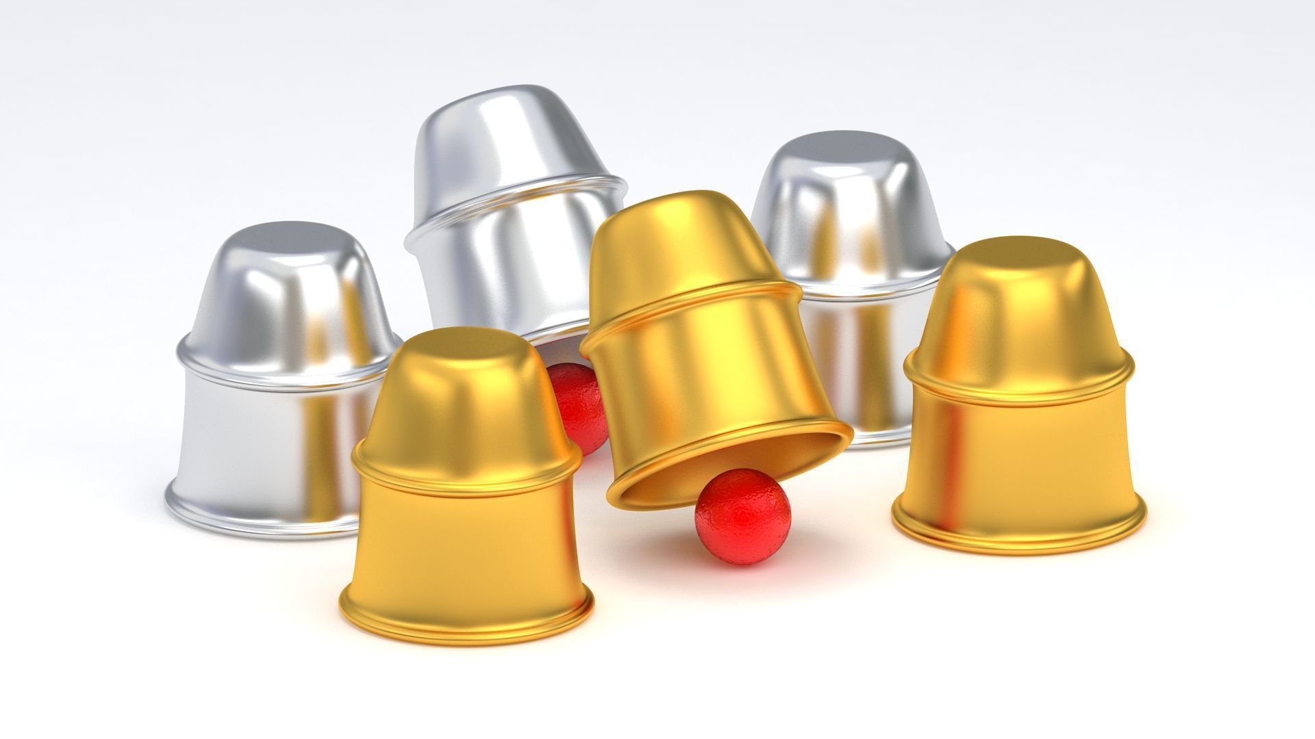 Ball Guessing Game Collection 3D model_1