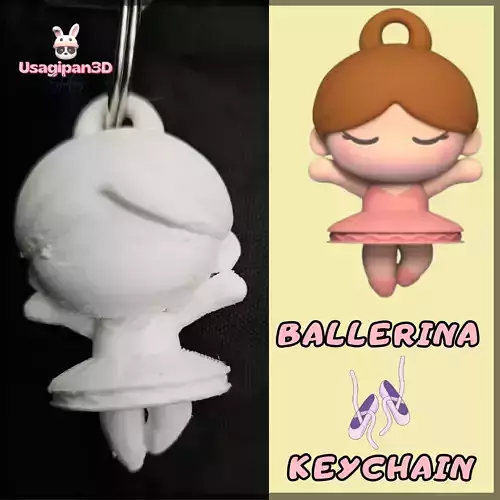 Ballerina Keychain