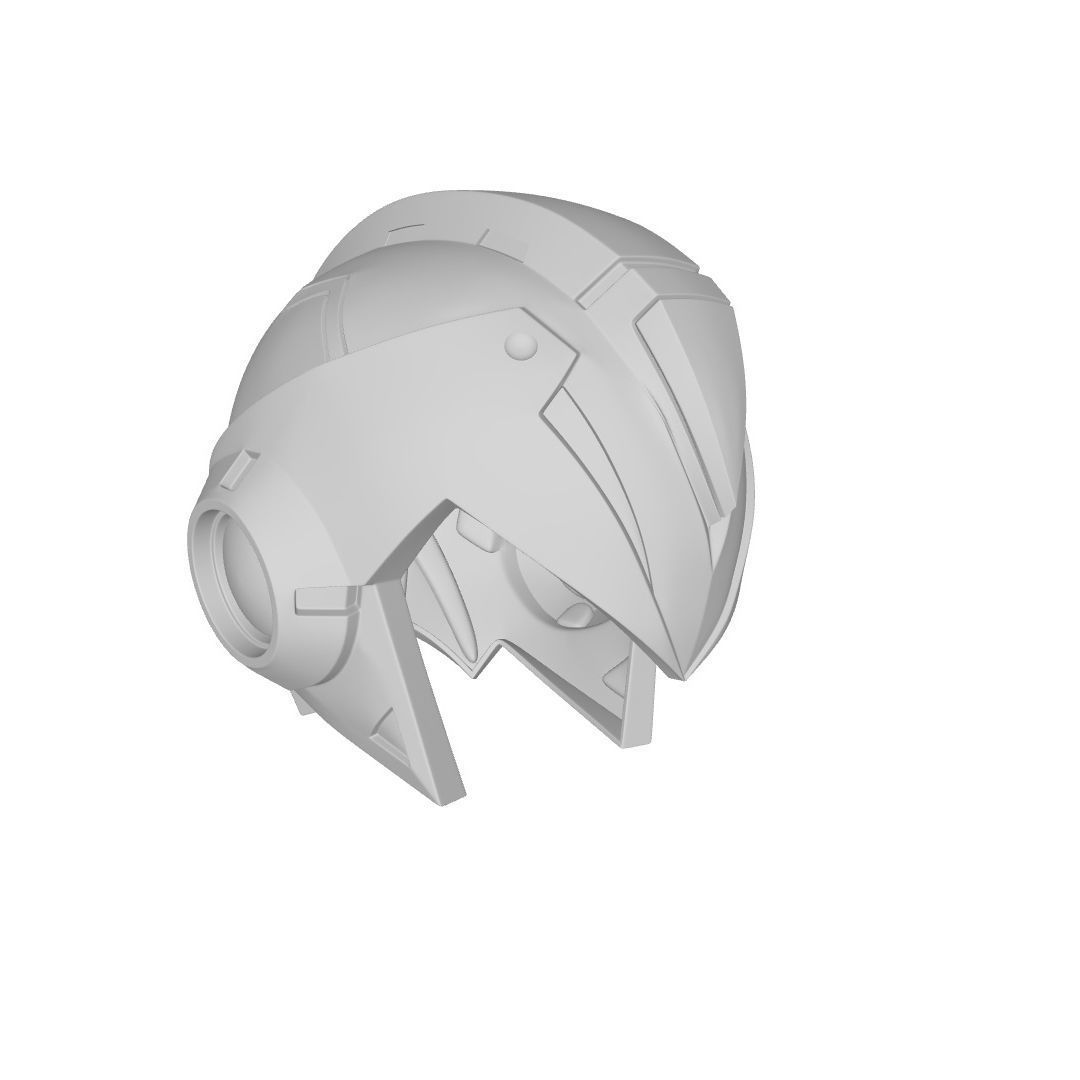 Megaman X Helmet STL 3D Print Files 3D print model_5