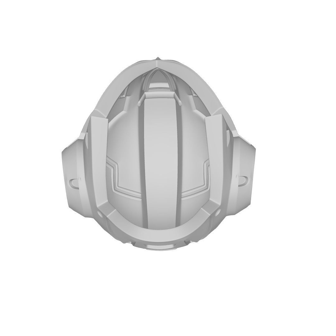 Megaman X Helmet STL 3D Print Files 3D print model_4