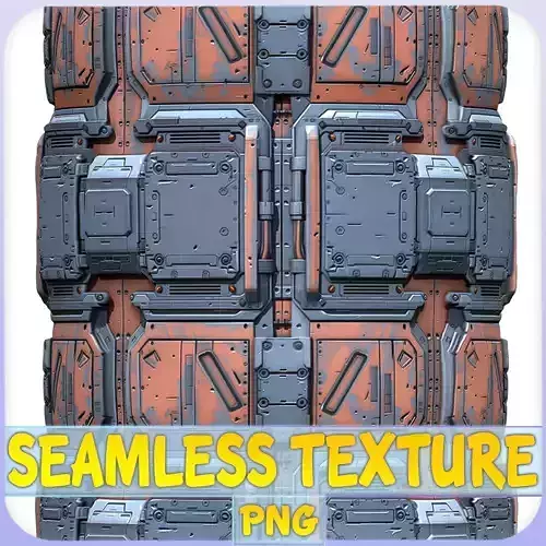 Sci-FI Seamless Texture Texture