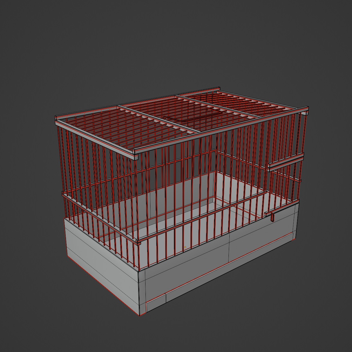 Small Birdcage 02 3D model_9