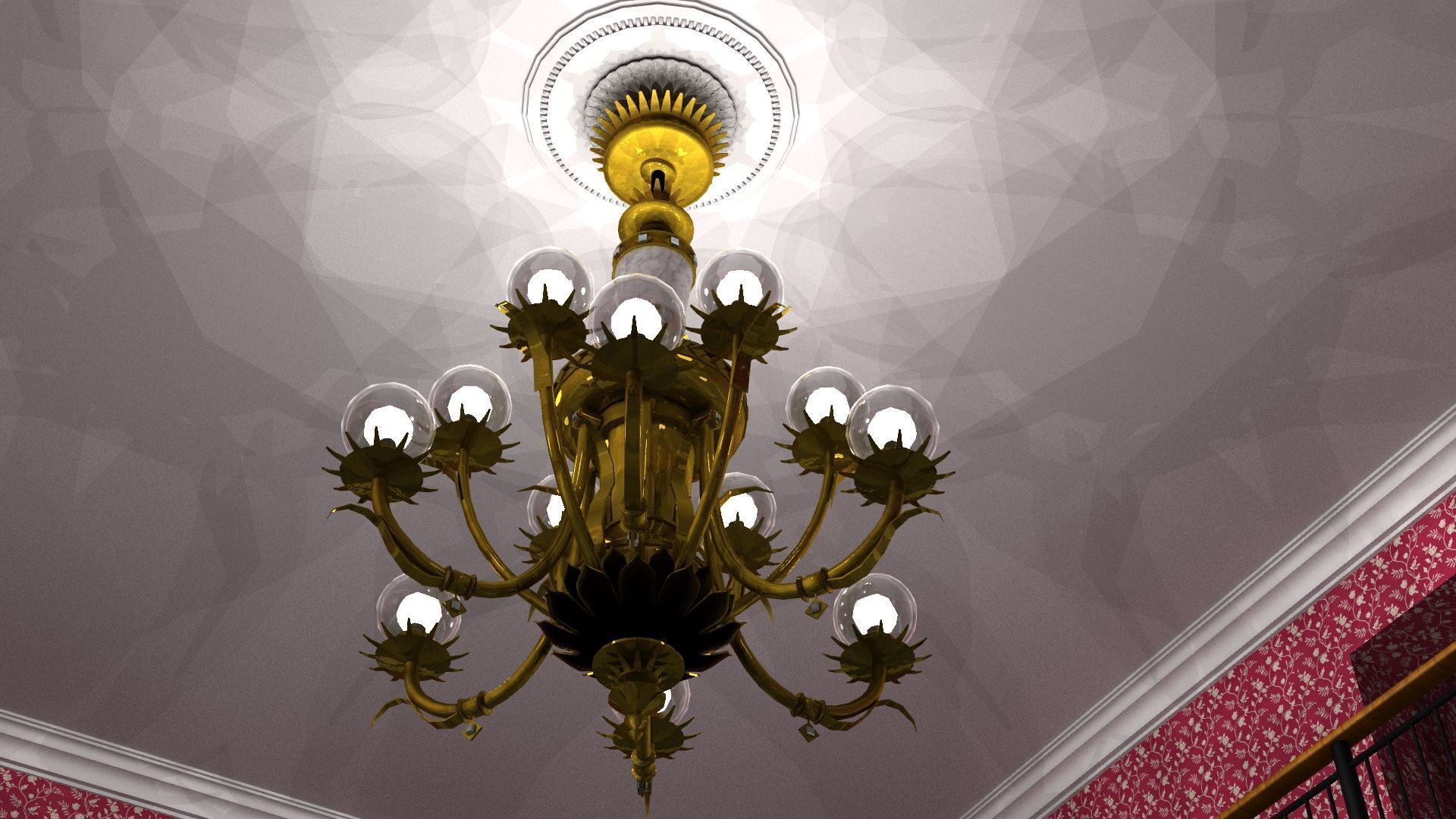 Mansion house 3D model_10