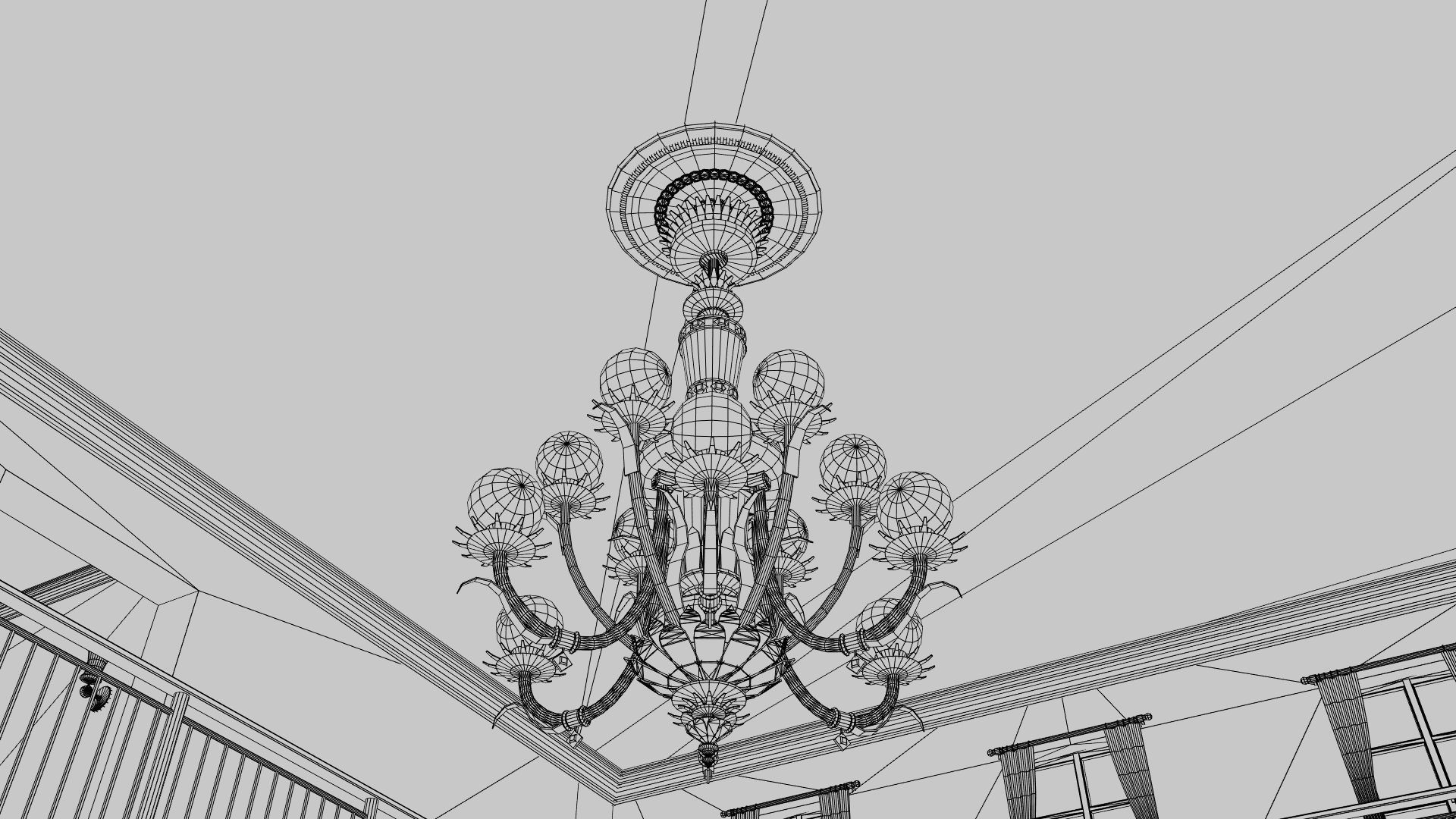 Mansion house 3D model_35