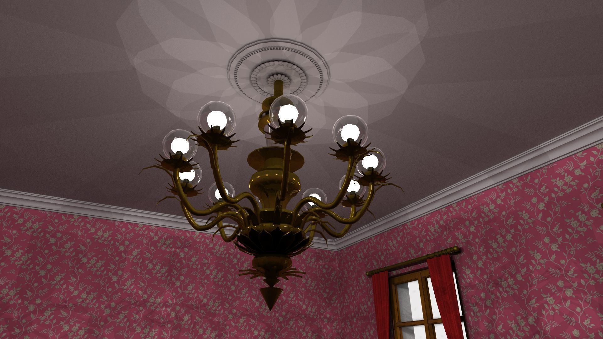 Mansion house 3D model_22