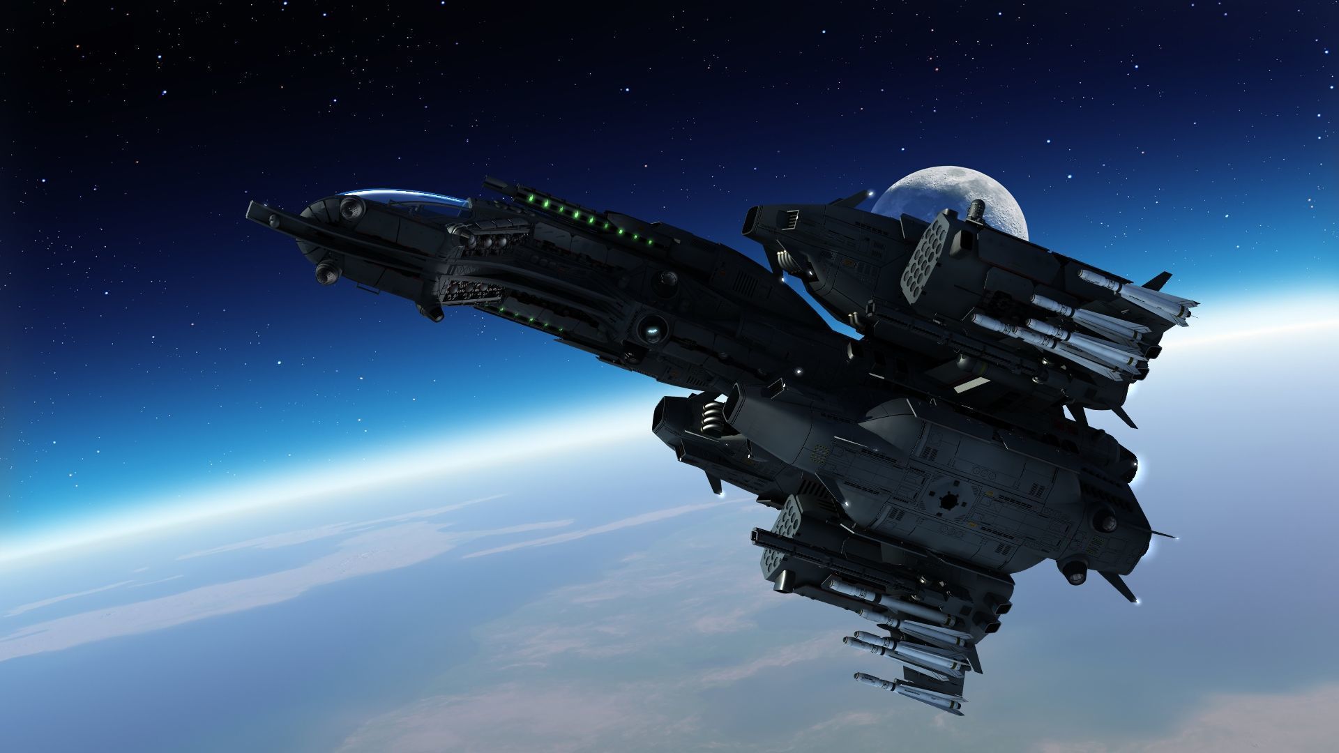 Dragonfly Robotic Fighter Drone 3D model_8